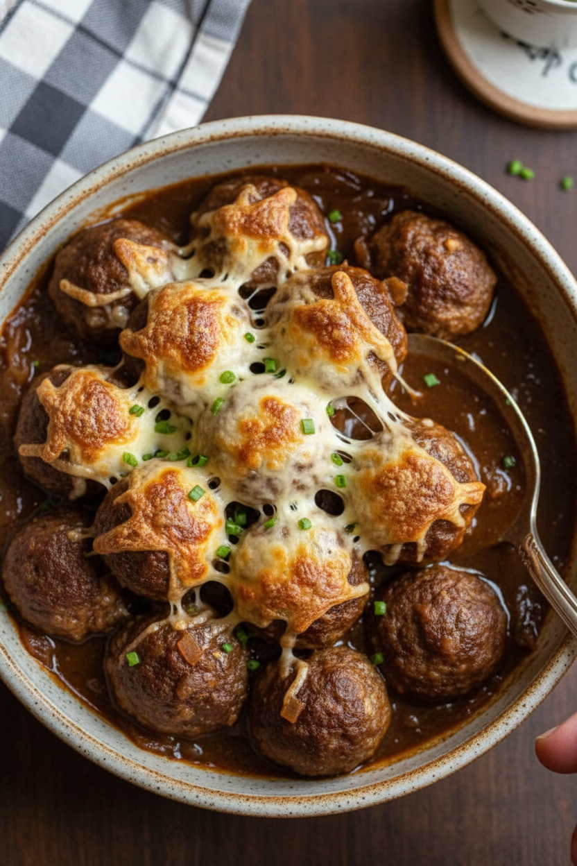 Crock Pot French Onion Meatballs: Comfort Food Delight