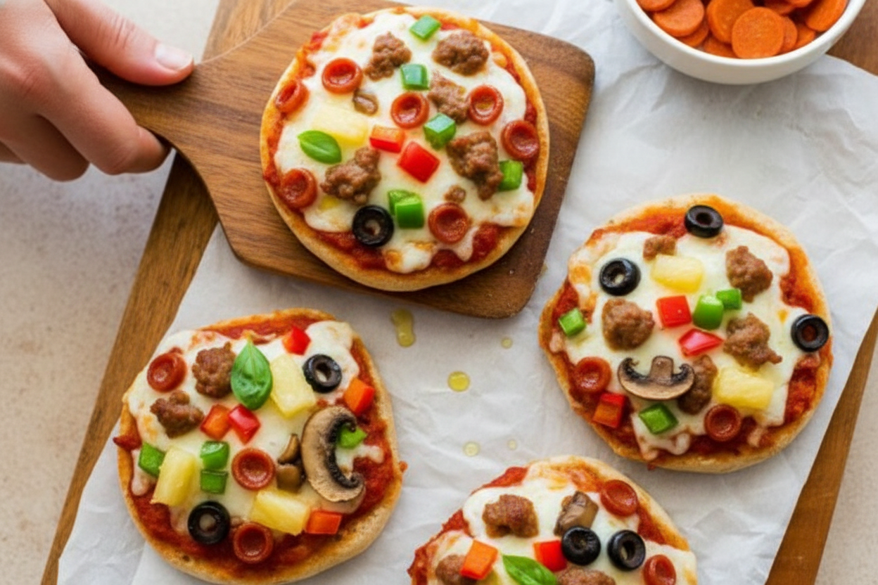 Easy English Muffin Pizza Recipe
