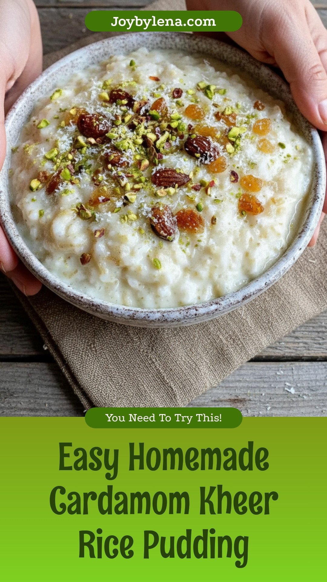 Creamy Kheer Rice Pudding Recipe Easy Homemade Cardamom Nut Delight