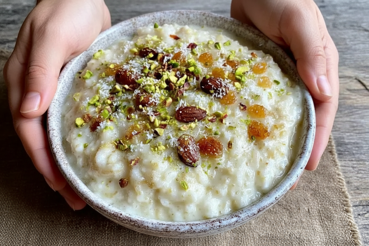 Easy Homemade Cardamom Kheer Rice Pudding