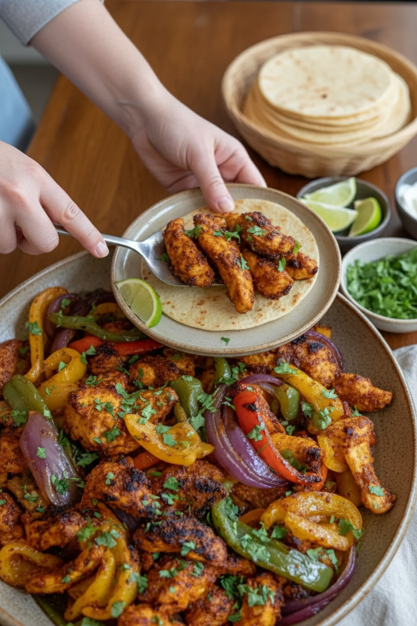 Easy Sheet Pan Fajita Chicken Recipe with Colorful Roasted Veggies for Perfect Dinner