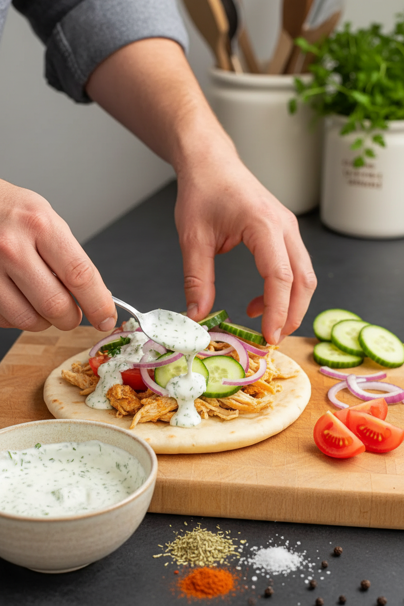 Delicious Chicken Gyros: Easy Slow Cooker Recipe to Savor