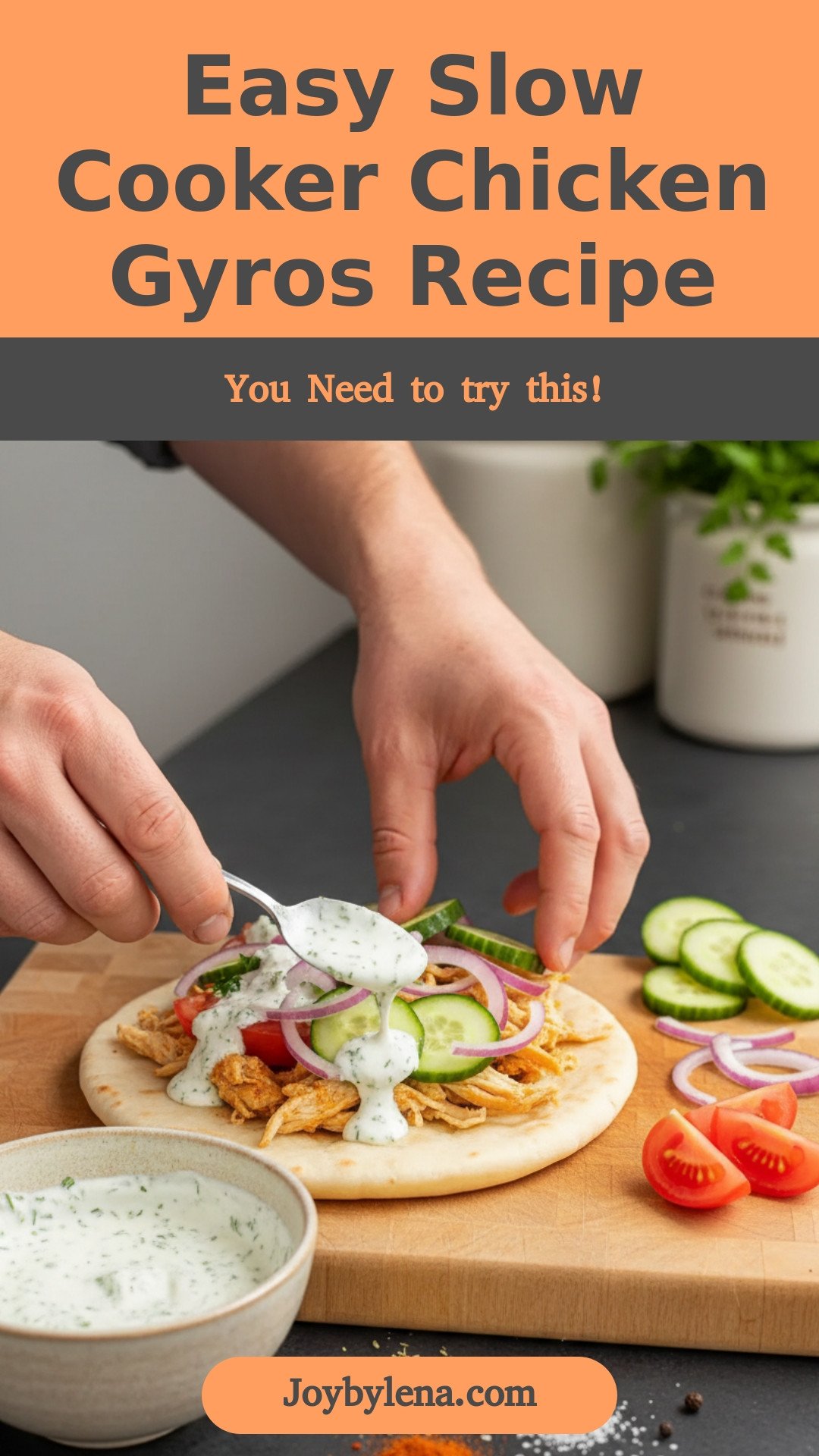 Delicious Chicken Gyros: Easy Slow Cooker Recipe to Savor