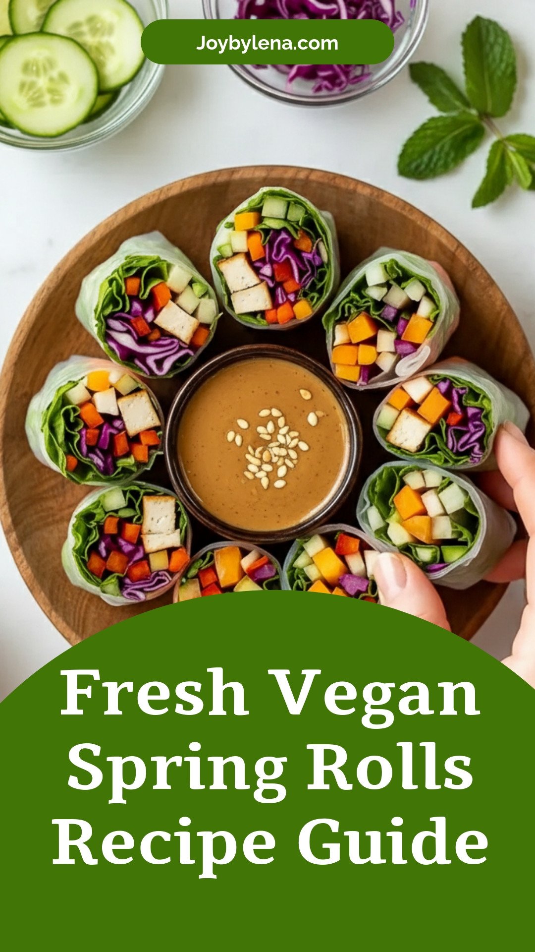 Fresh Vegan Spring Rolls