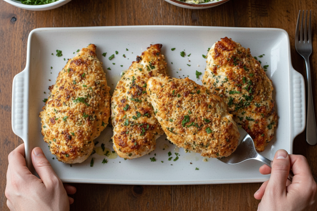 Garlic Parmesan Chicken A Flavorful Dinner Recipe