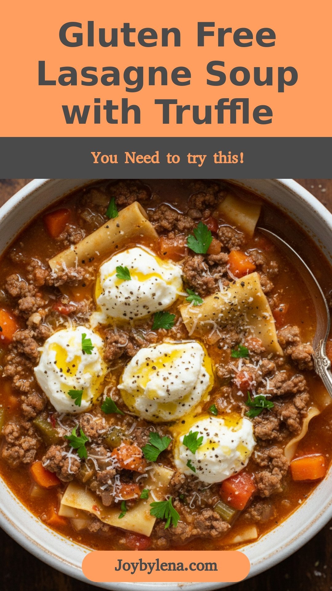Gluten-Free Lasagne Soup Truffle