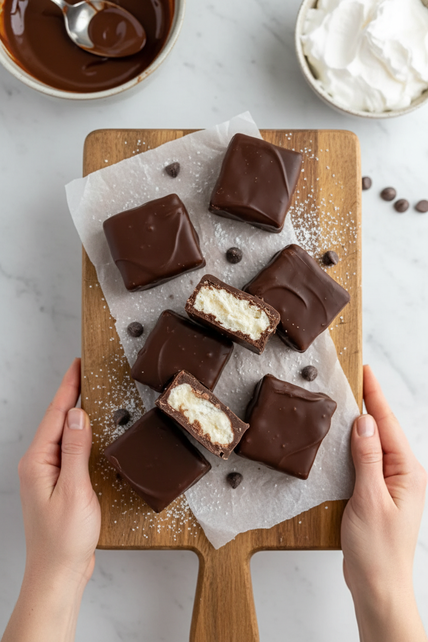 Easy DIY 3 Musketeers Bars