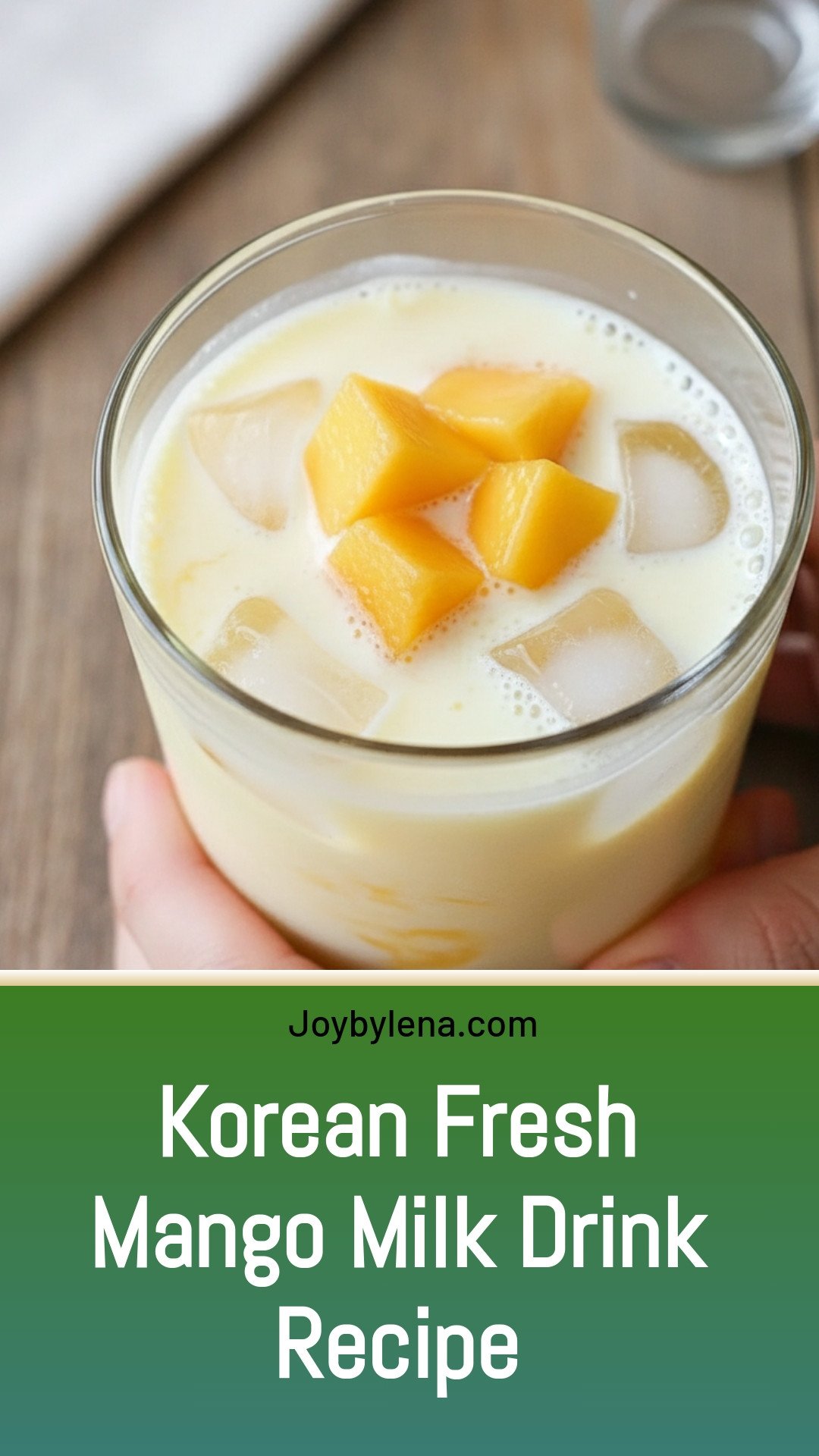 Korean Fresh Mango Milk Drink