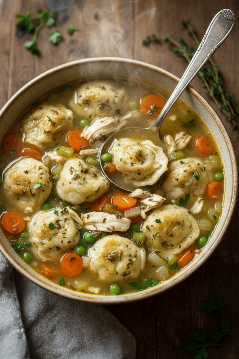 One Pot Chicken Dumpling Soup Recipe for Easy Comfort Food