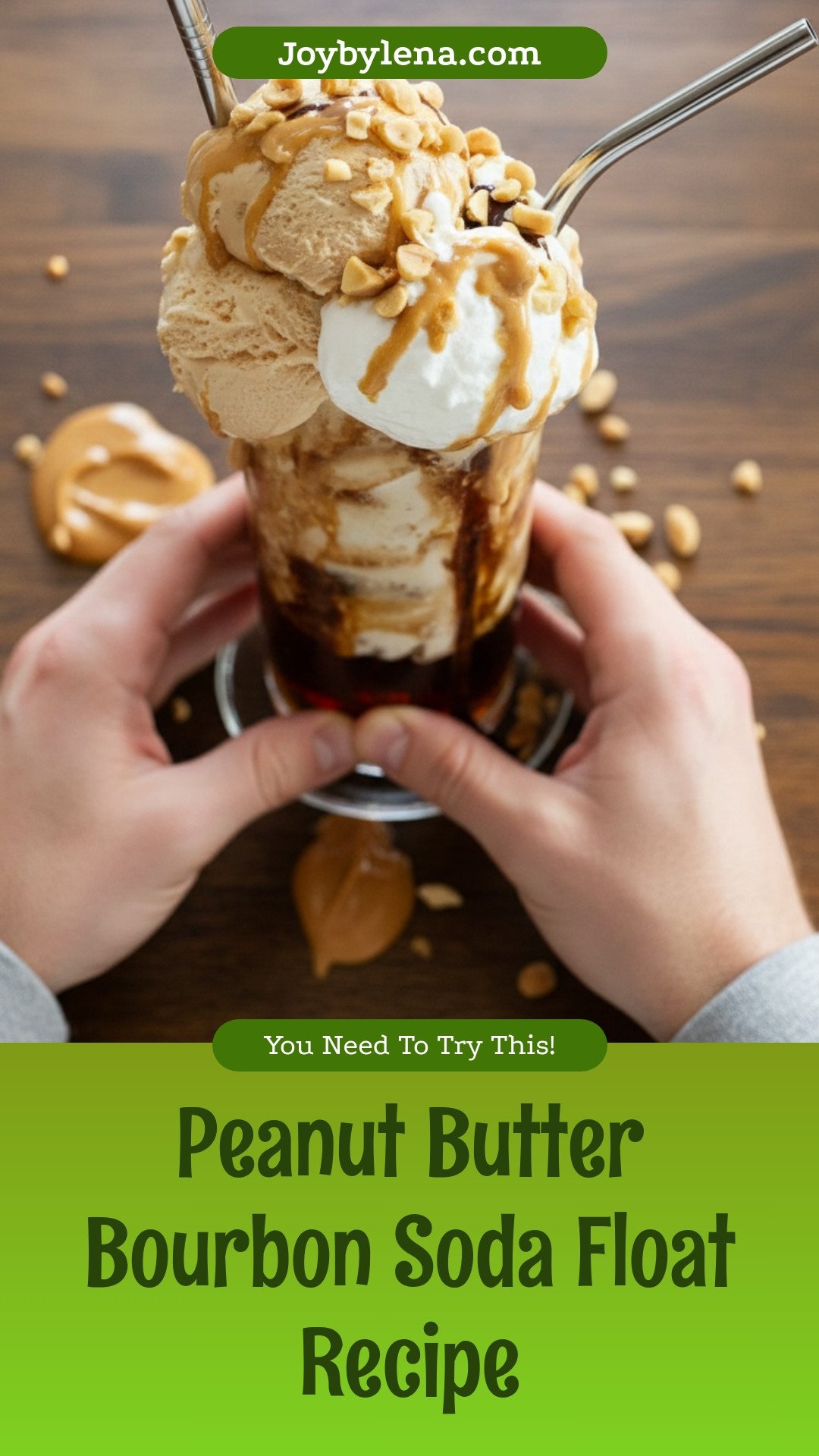 Peanut Butter Bourbon Soda Float