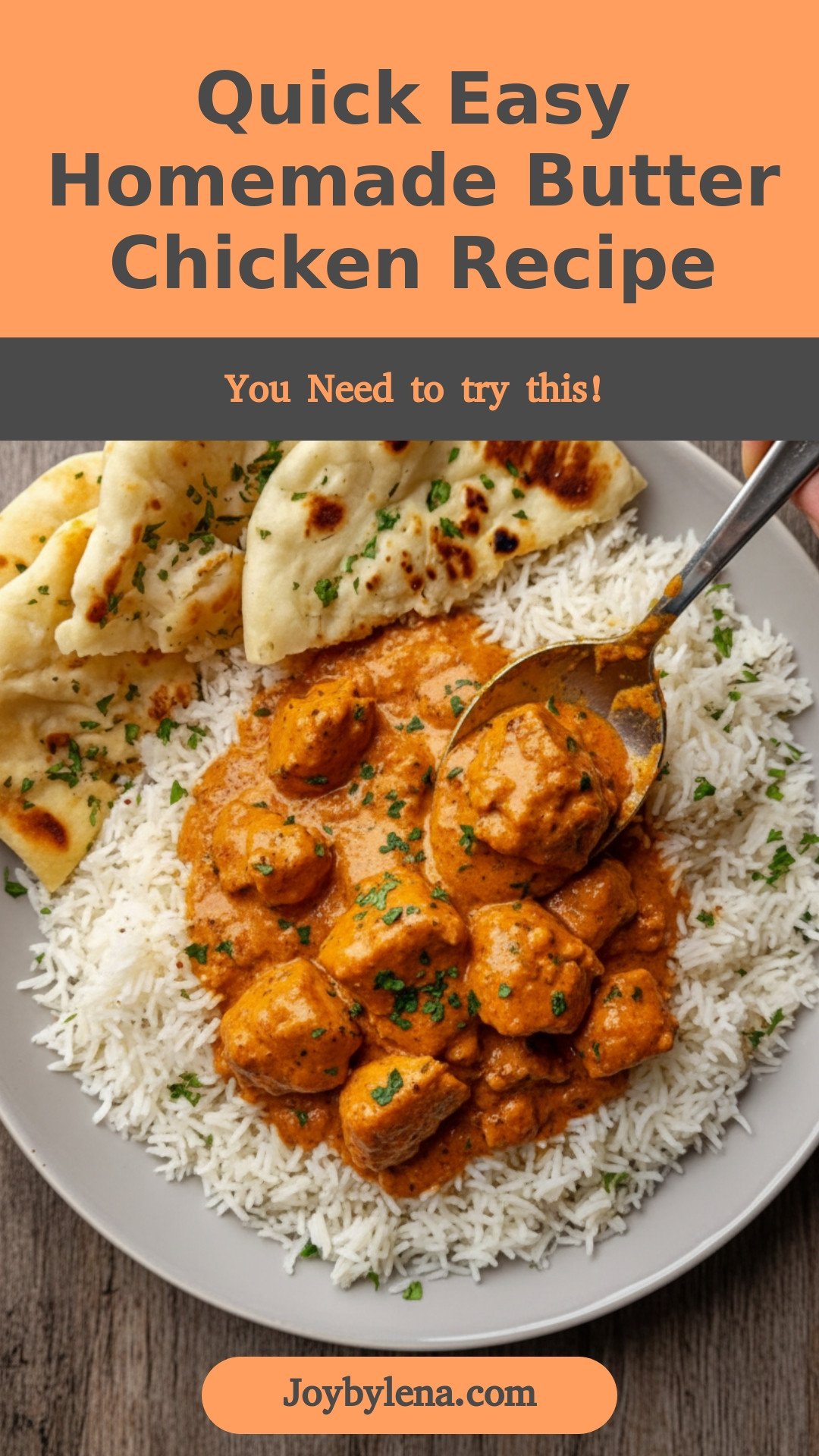 Quick & Easy Homemade Butter Chicken (Better Than Takeout, IMO)