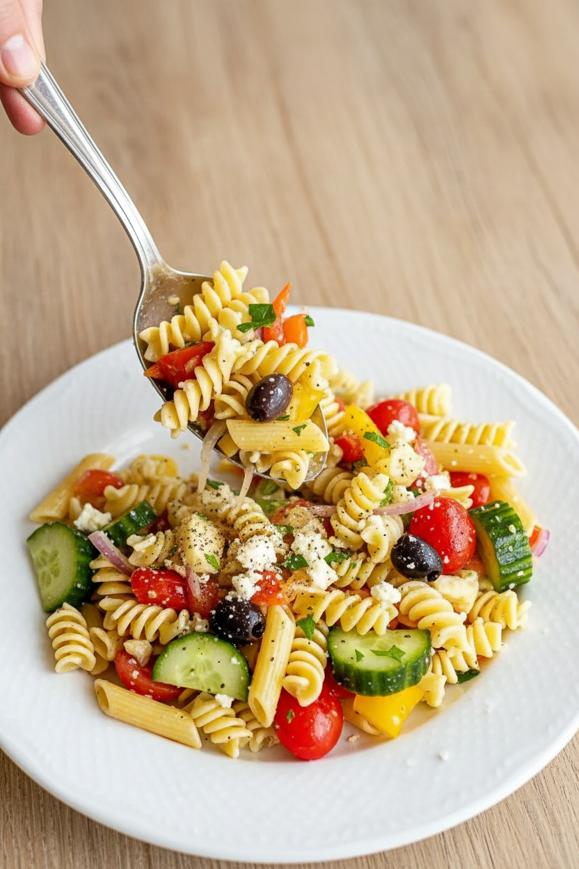Pasta Salad With Italian Dressing (Ready in 20 Minutes!)