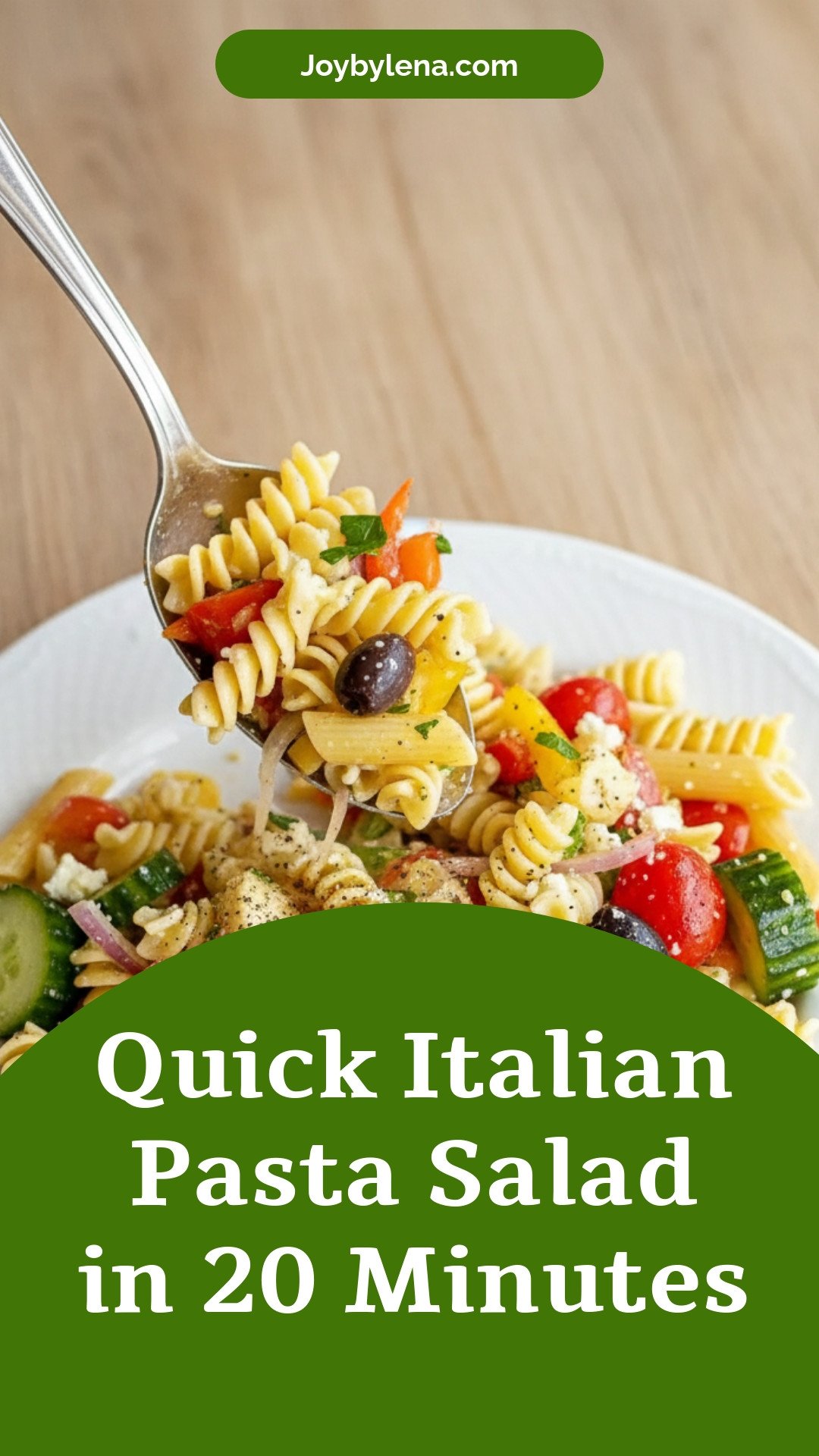 Pasta Salad With Italian Dressing (Ready in 20 Minutes!)
