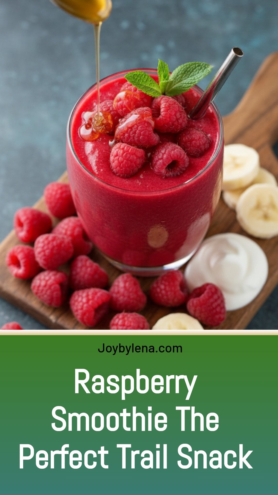 Raspberry Smoothie: The Perfect Trail Snack Adventure
