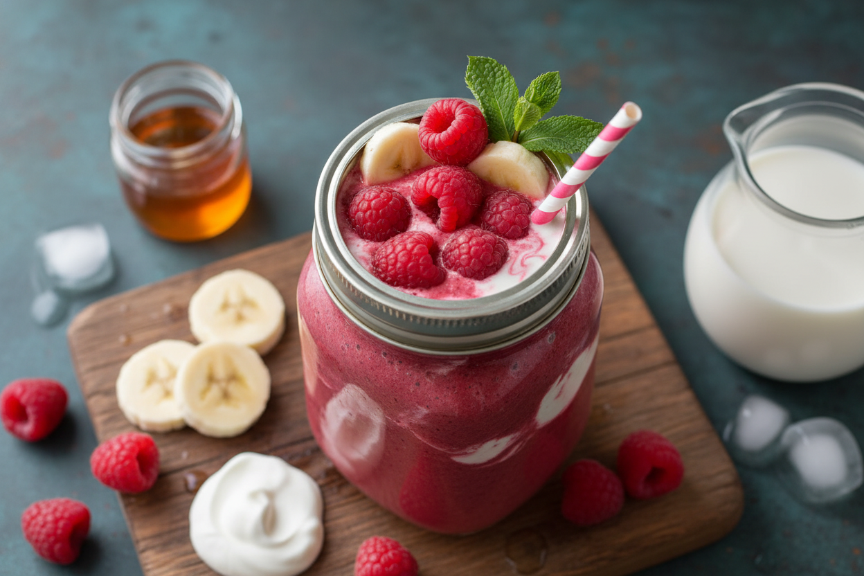 Raspberry Smoothie The Perfect Trail Snack