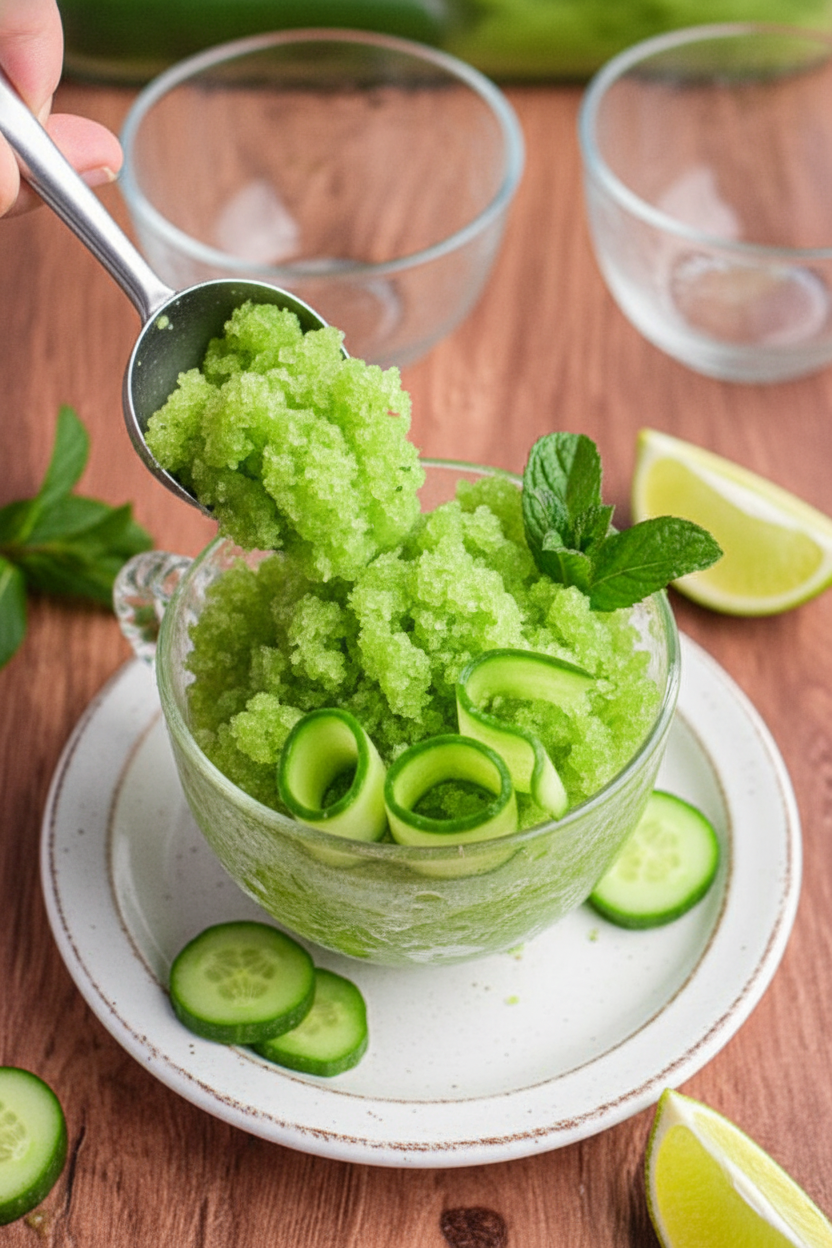 Cucumber Granita