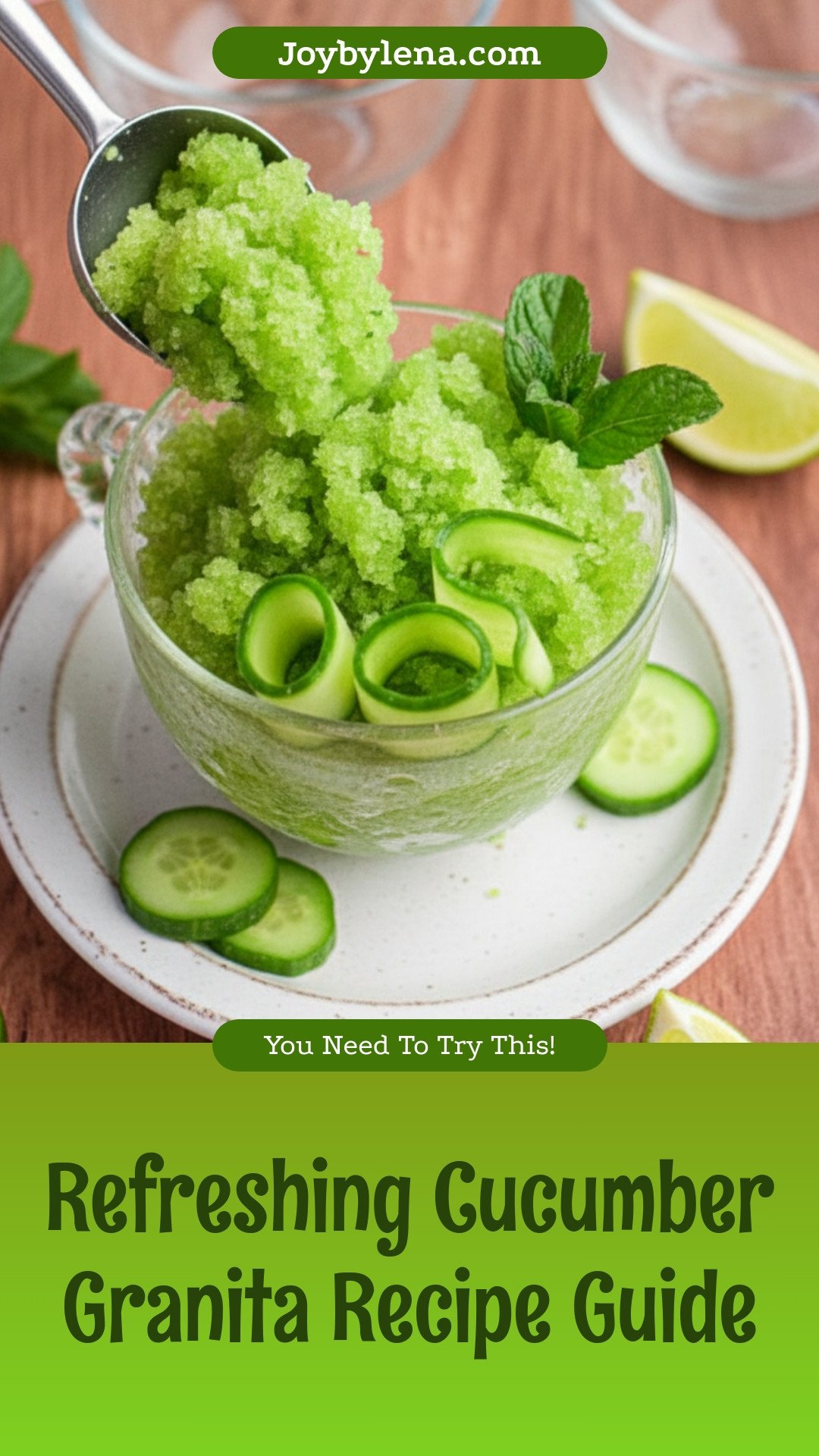 Cucumber Granita