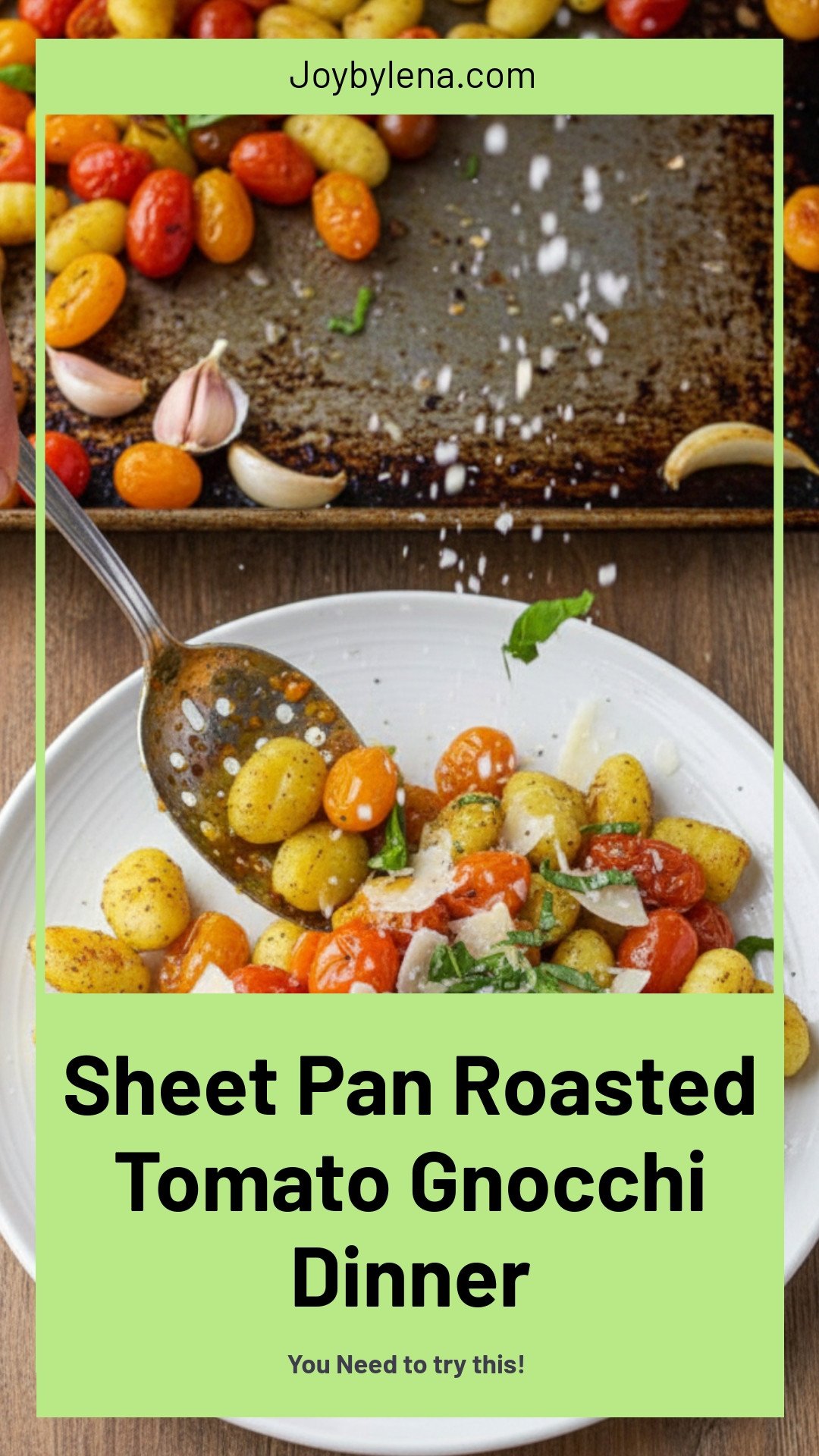 Sheet Pan Roasted Tomato Gnocchi