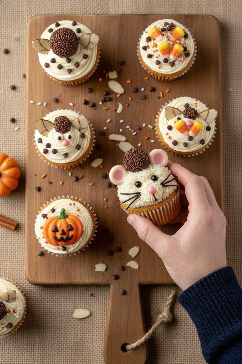 Silly Pumpkin Spice Cupcakes
