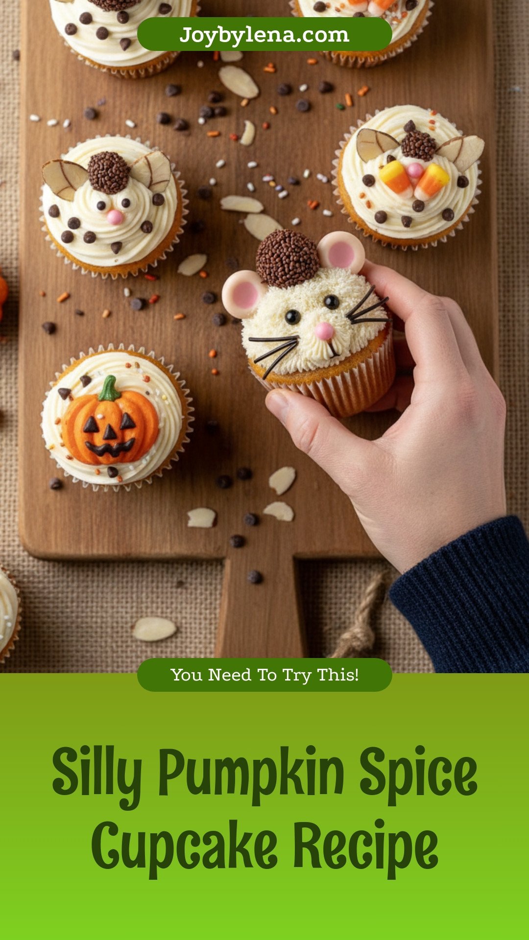 Silly Pumpkin Spice Cupcakes