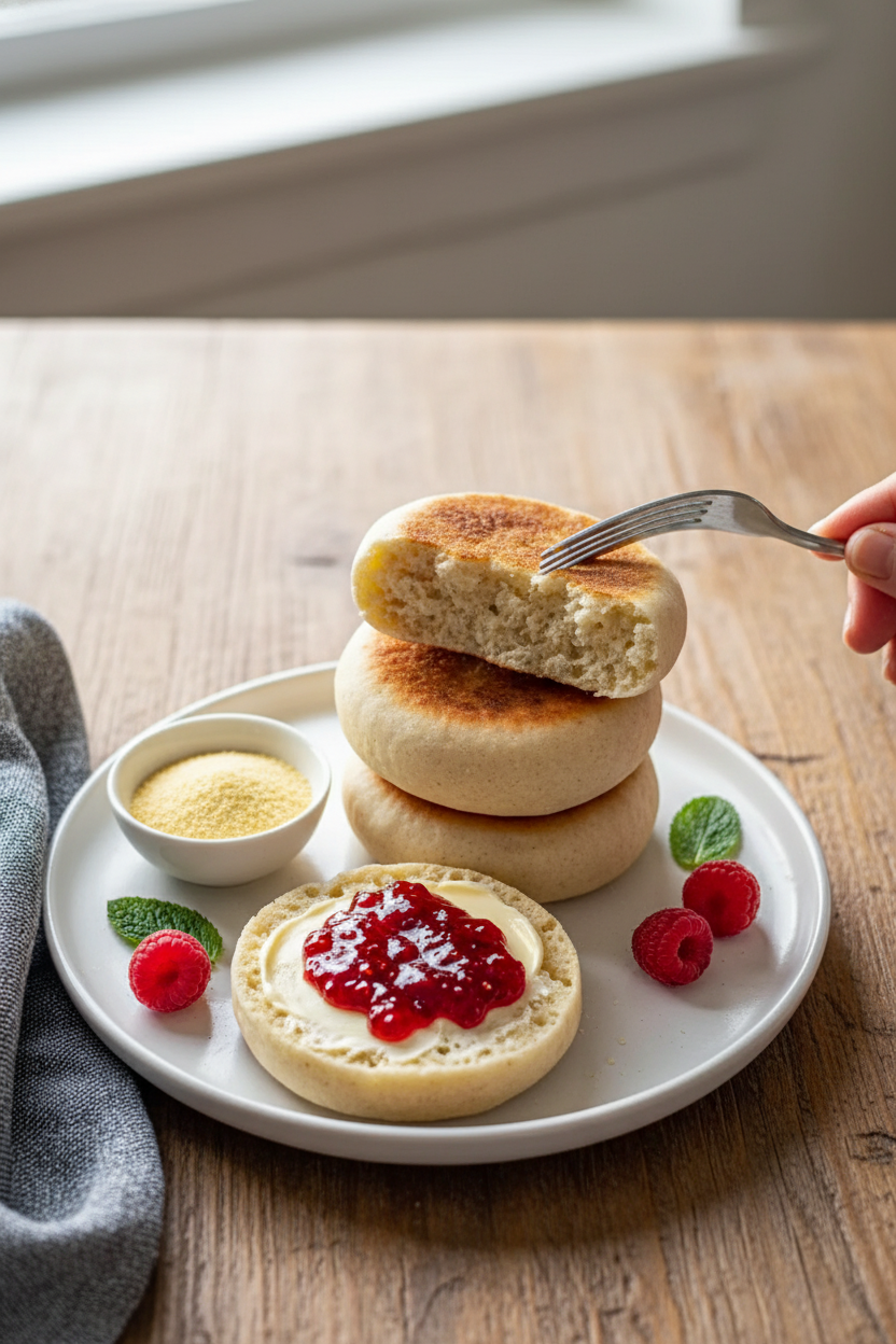 Sourdough Discard English Muffins