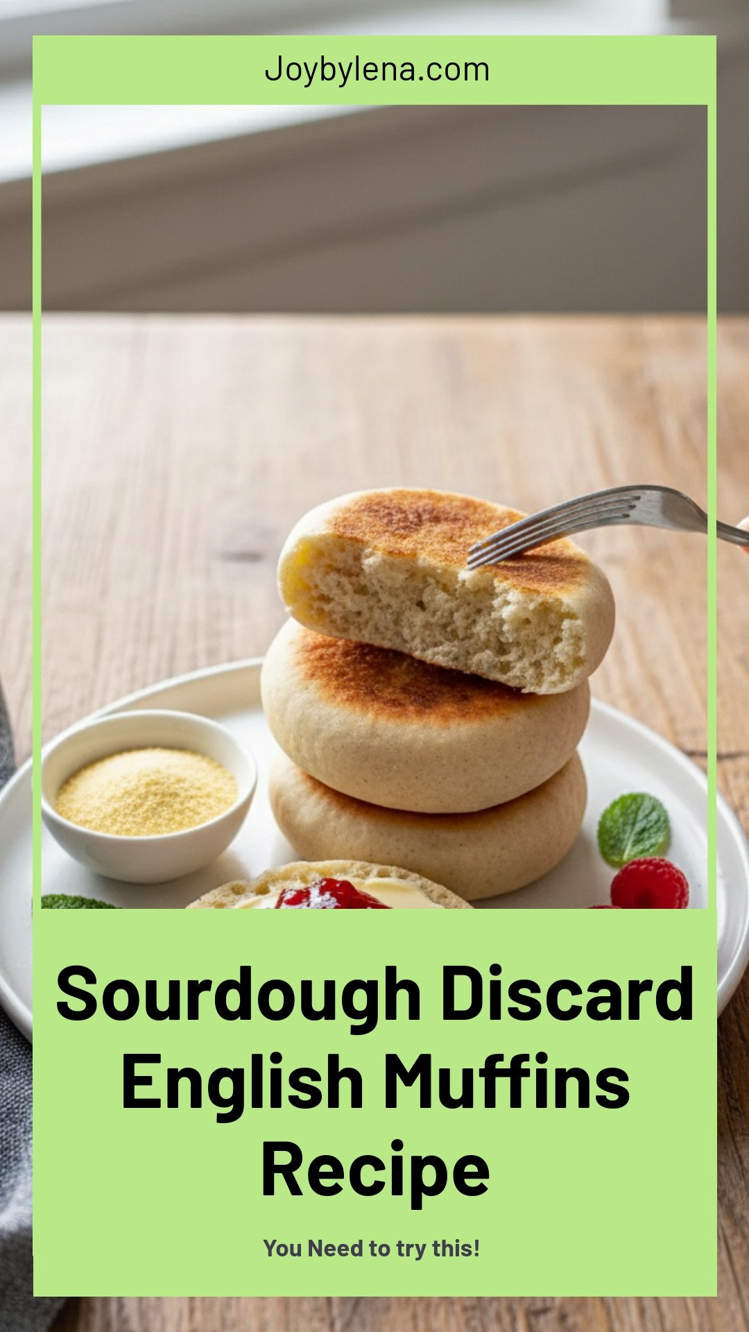 Sourdough Discard English Muffins