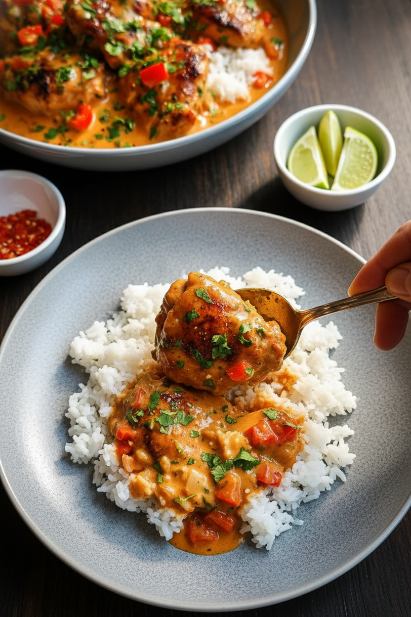 Spicy Brazilian Coconut Chicken Recipe