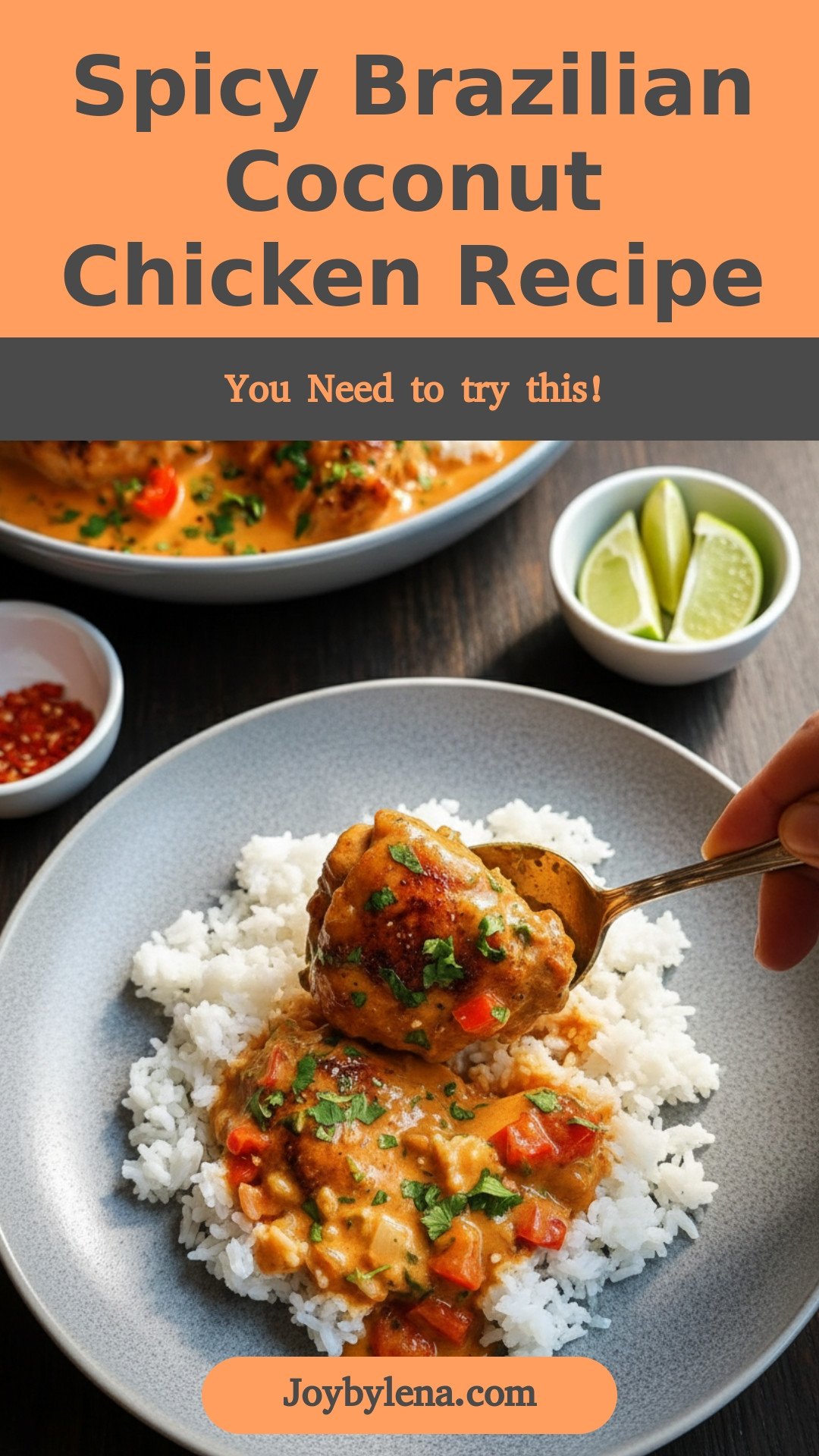 Spicy Brazilian Coconut Chicken Recipe