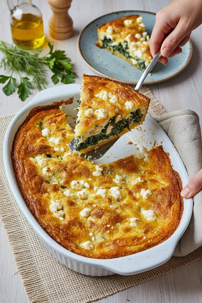 Delicious Spinach and Feta Clafoutis for a Cozy Brunch