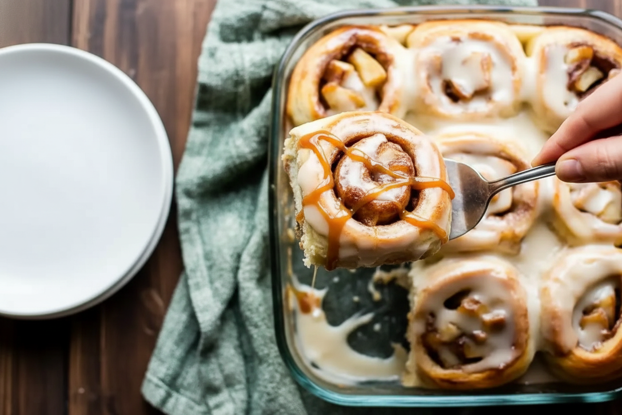 Sweet Apple Cinnamon Rolls Recipe