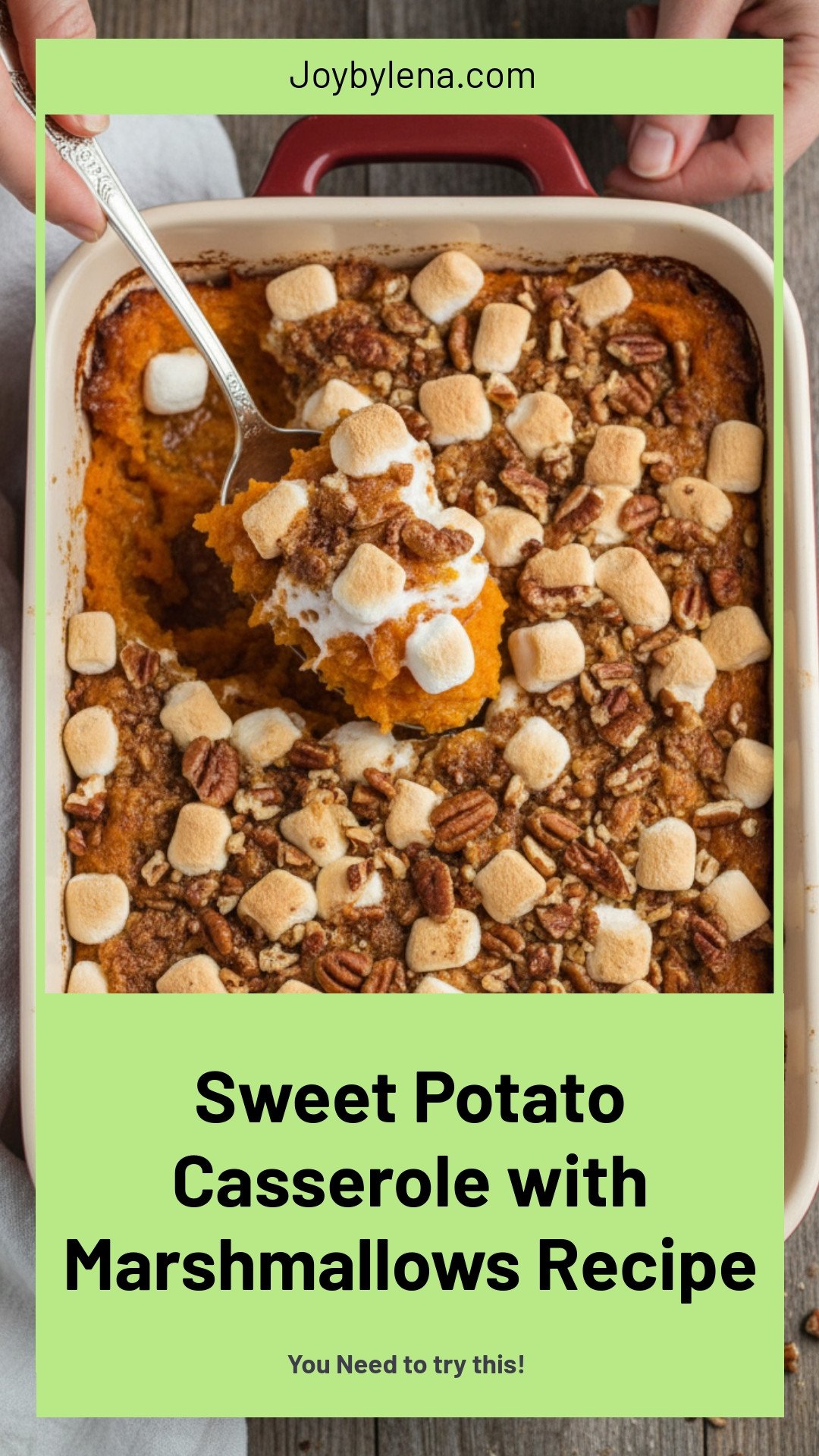 Sweet Potato Casserole with Marshmallows