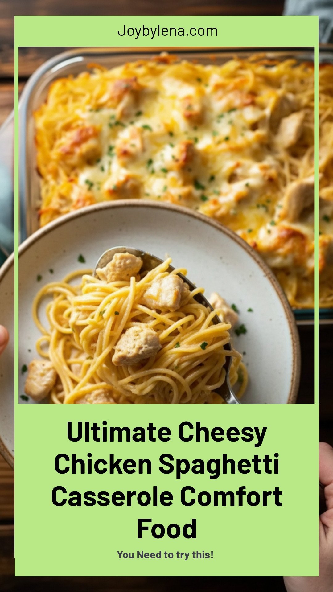 Indulgent Cheesy Chicken Spaghetti Casserole for Comfort Food Lovers