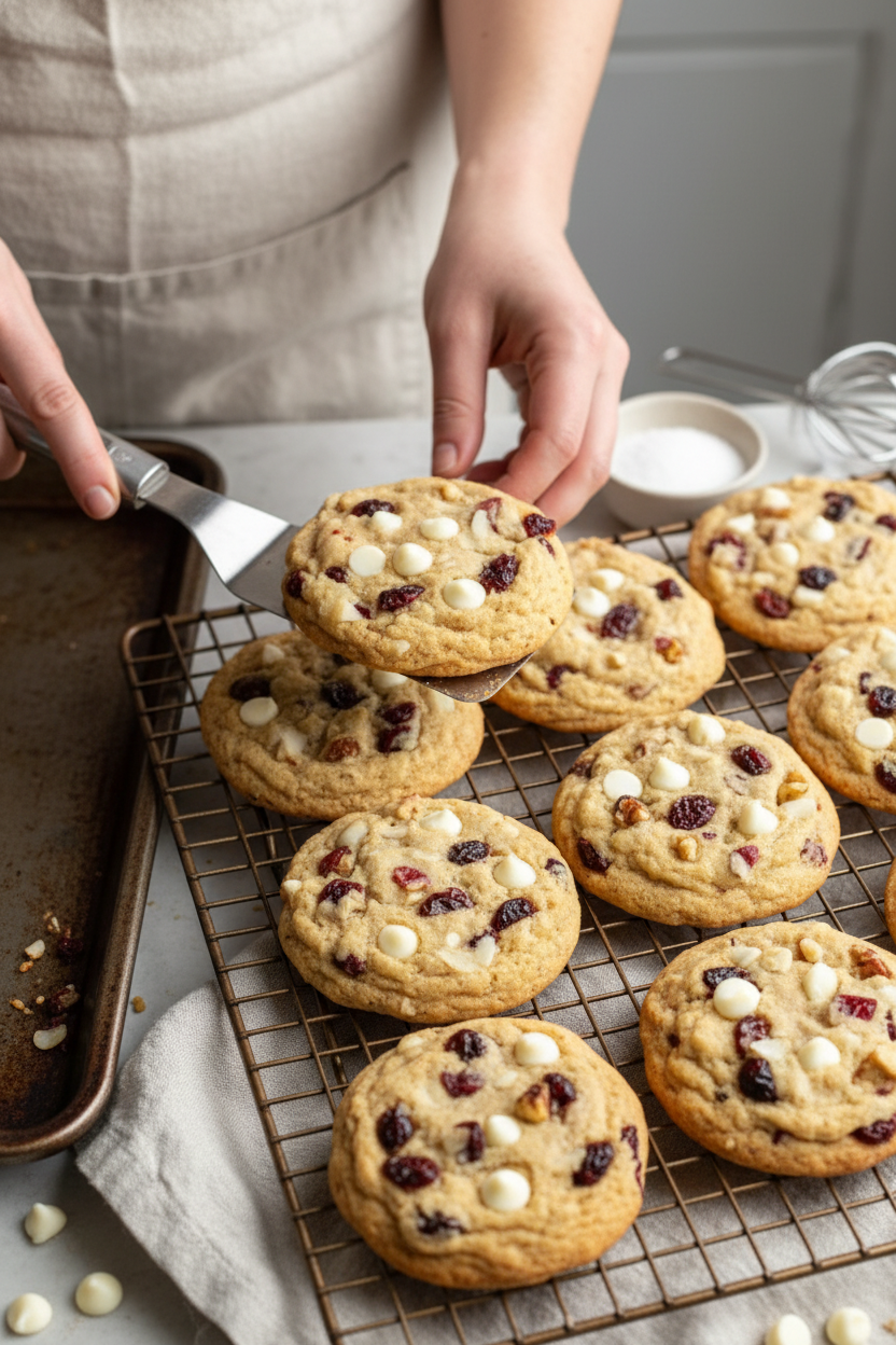 White Chocolate Cranberry Cookies