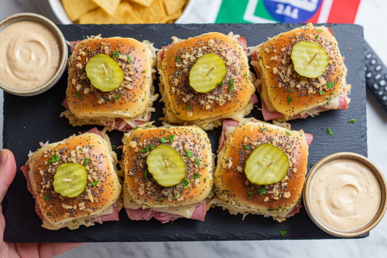 Reuben Sliders Recipe for Game Day